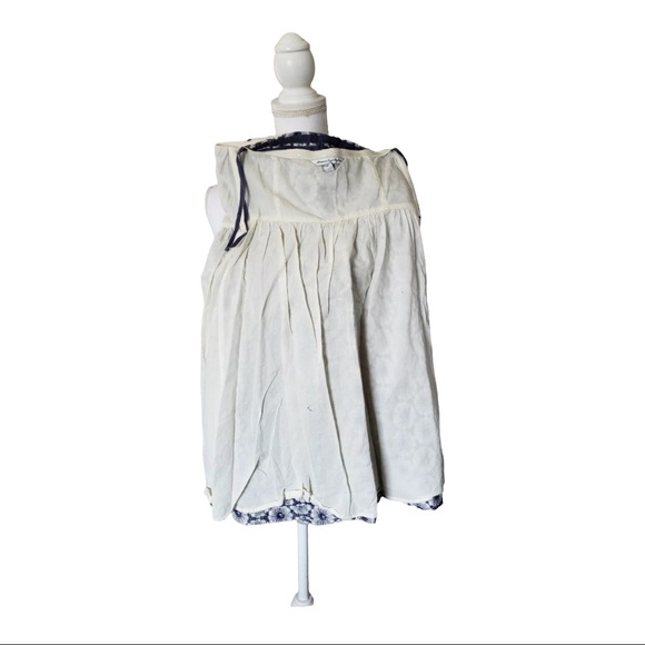 AMERICAN EAGLE OUTFITTERS WOMEN'S STRAPLESS BLUE COTTON DRESS SIZE 4 - Picture 4 of 7